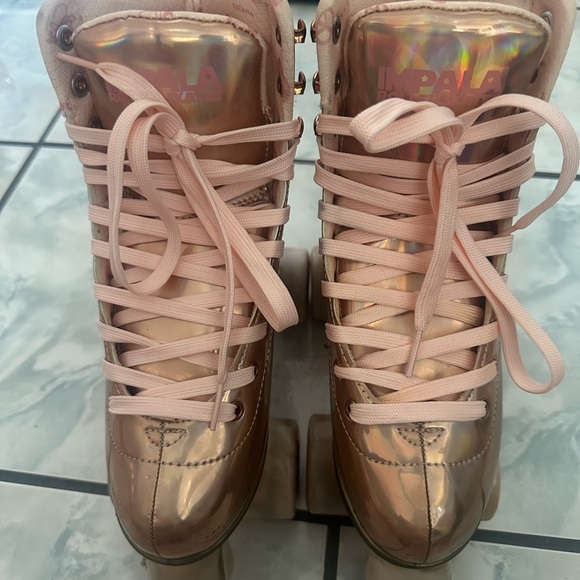 Women's IMPALA Rose Gold Roller Skates - Picture 1 of 3